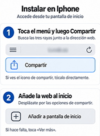 Instalar en Iphone